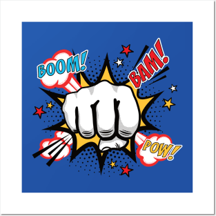 Bam Boom Pow | Comic Punch Posters and Art